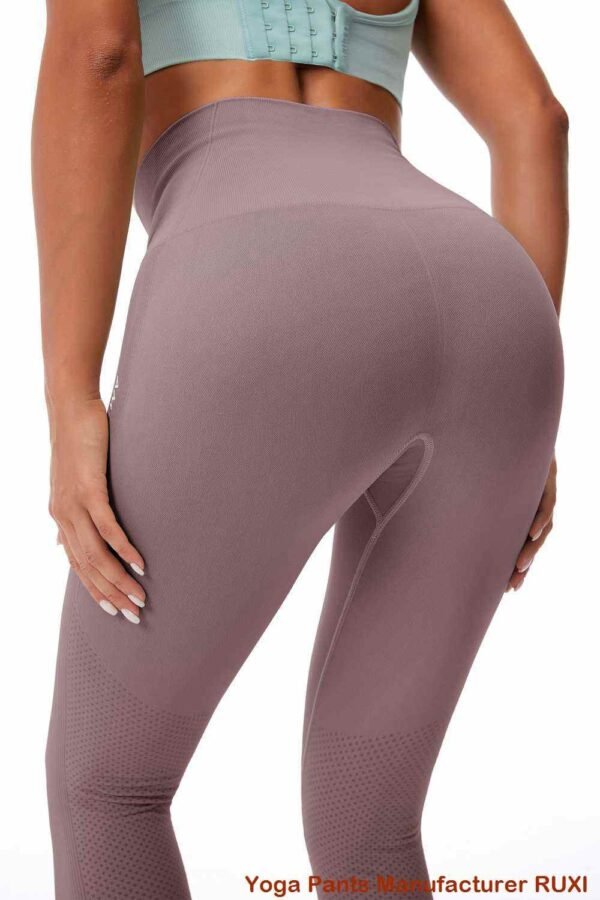 pantaloni de yoga evazați cu nervuri RUXI me859