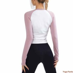pantaloni de yoga negri cu talie înaltă RUXI