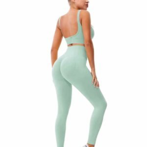 pantaloni de yoga gri heather RUXI me919