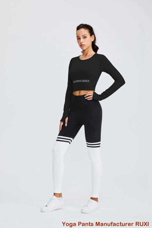 pantaloni scurți sport negri RUXI me1806