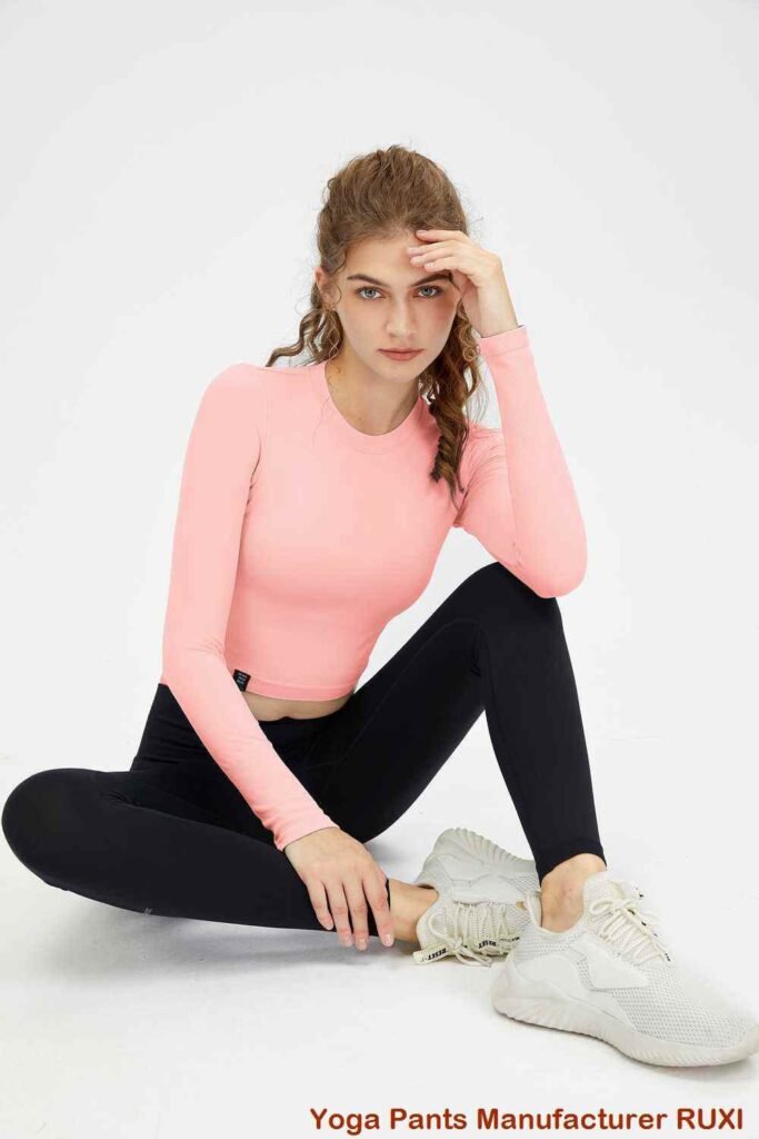 pantaloni de yoga negri RUXI me89