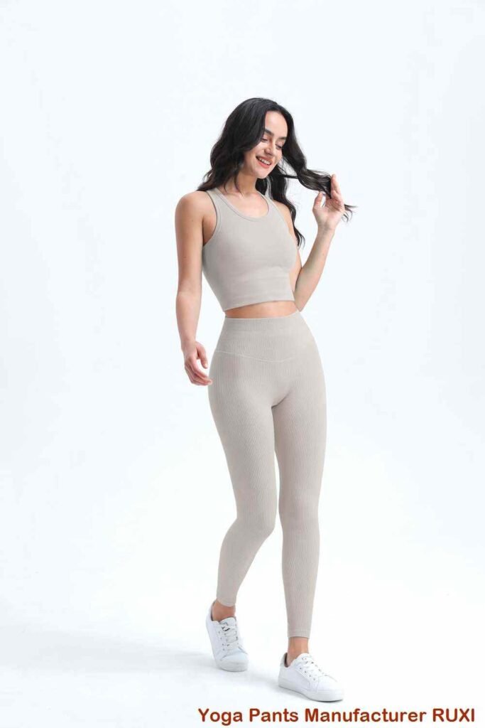 pantaloni scurți fără cusături de gimnastică RUXI