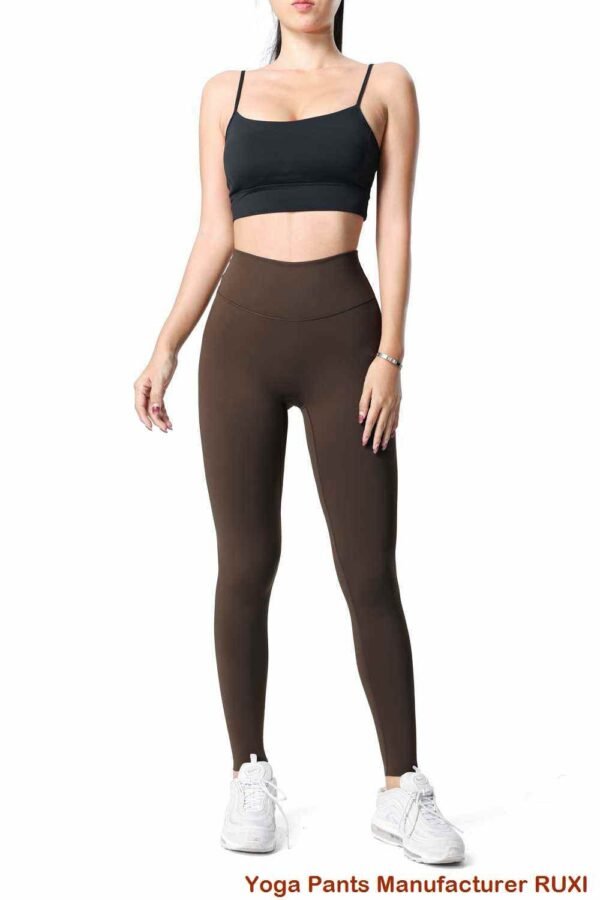 pantaloni de yoga roz deschis RUXI me479