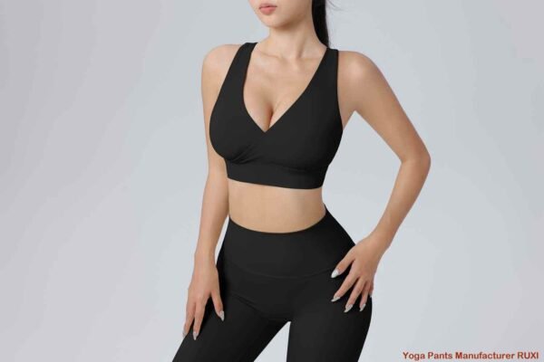 pantaloni de yoga roz aprins RUXI me259