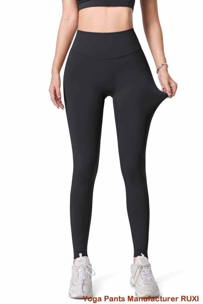 jambiere de yoga cu nervuri RUXI me696