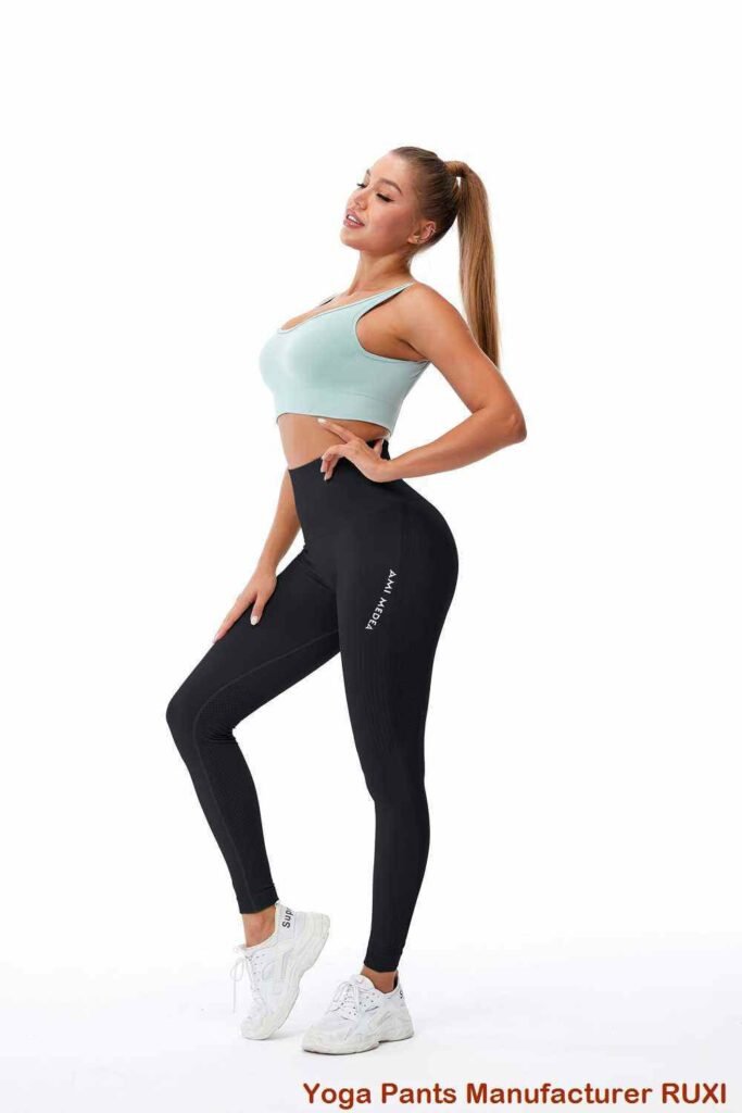 pantaloni de yoga pentru controlul burticii RUXI