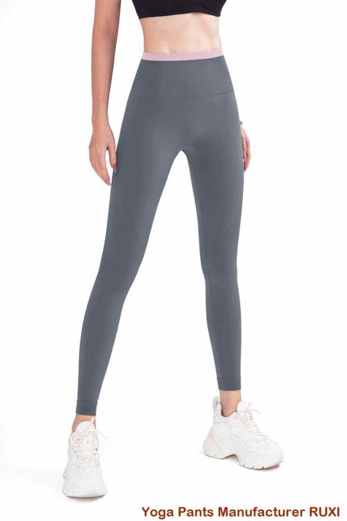 pantaloni albi de yoga flare RUXI me125