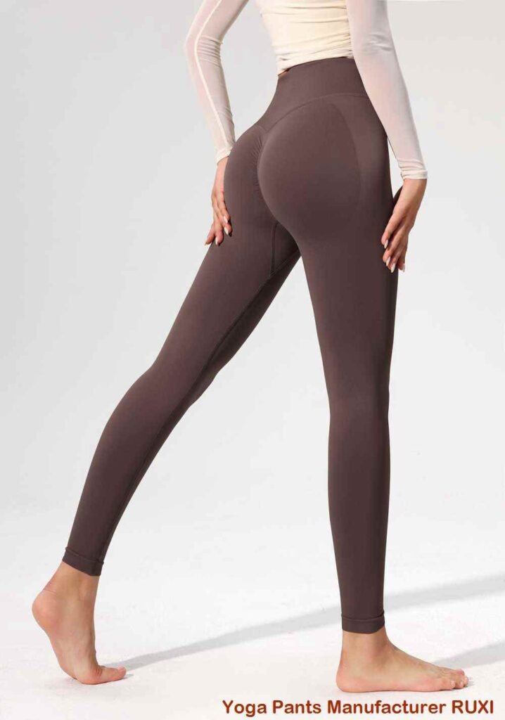 pantaloni albi de yoga RUXI me29
